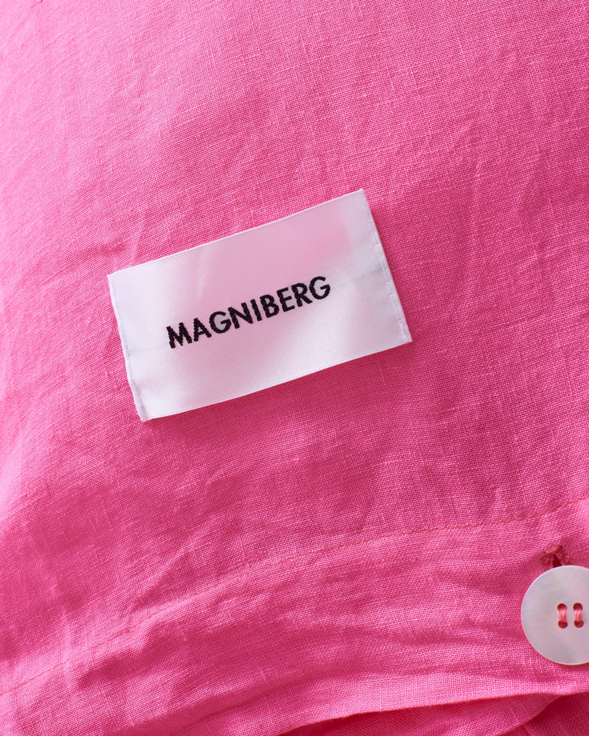 Mother pillow case | Happy pink Linen